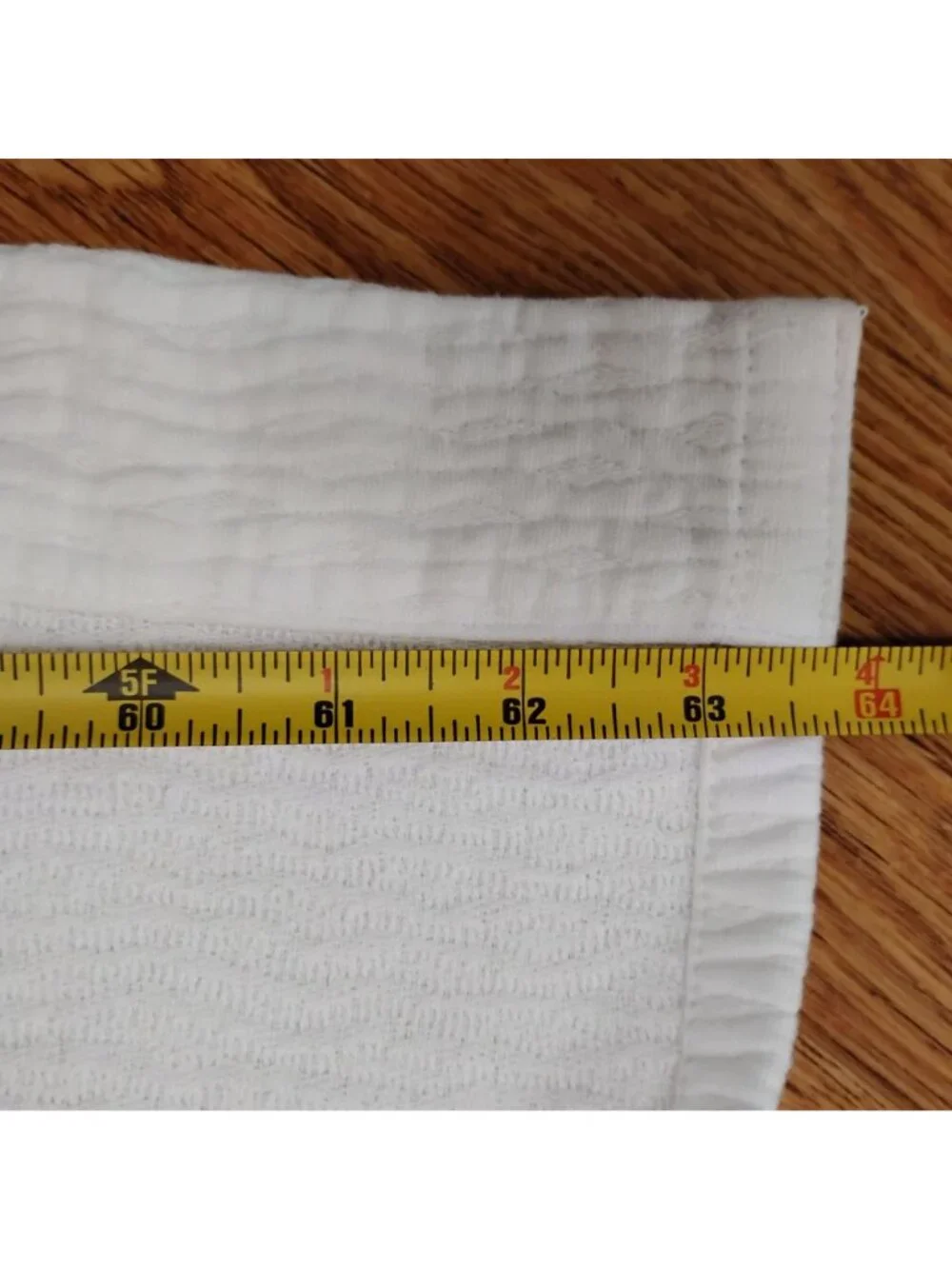 CASALUNA White Cotton Mat & The Company Store Waffle Shower Curtain Bathroom Lo - Picture 5 of 10